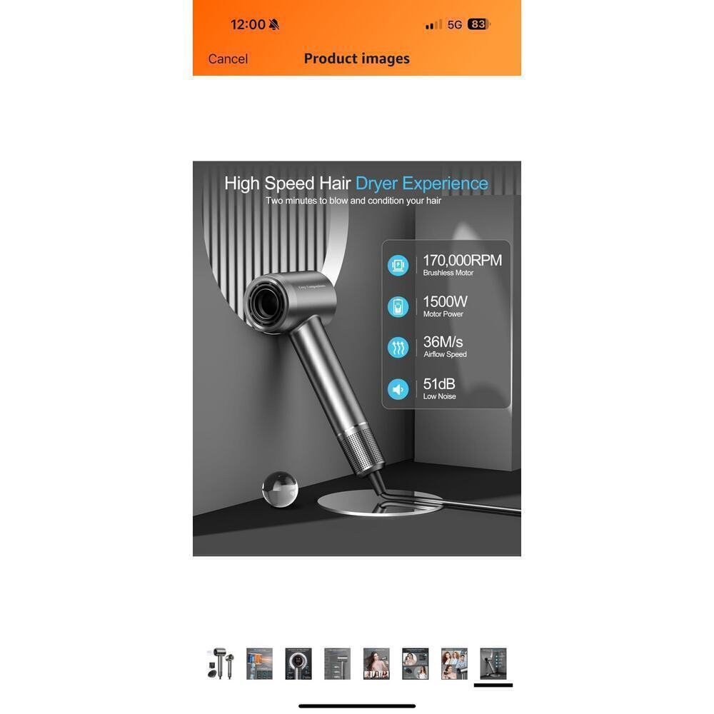 Negative ion Blower dryer -New - Picture 9 of 10